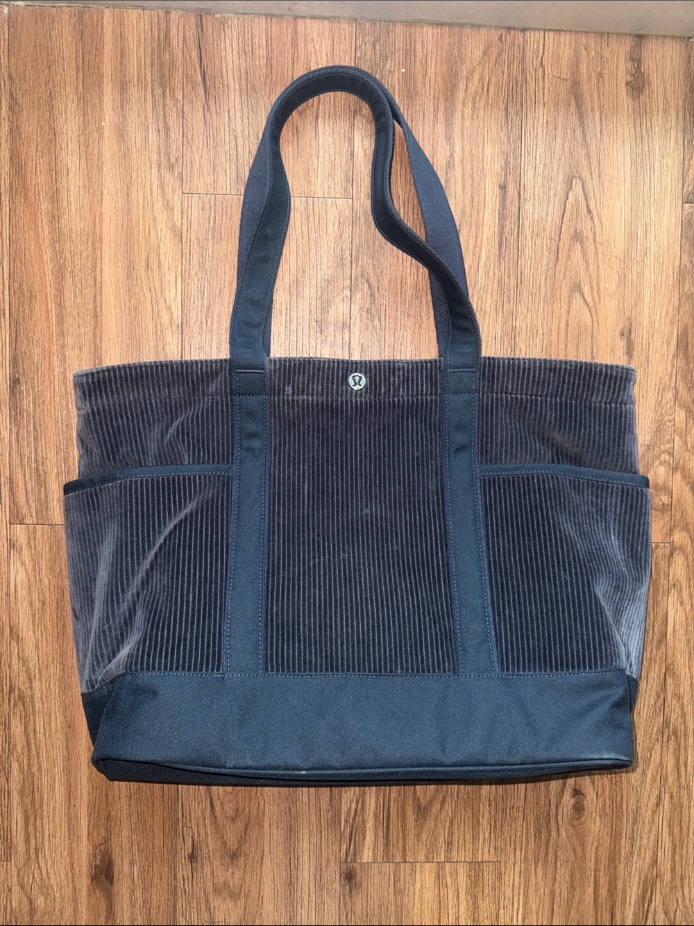 lululemon athletica Men's Navy Corduroy Tote Bag